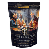 Café Tres Soles Edición Los Reyes del Tueste - Tostado en Leña. (Café Arábica en Grano)